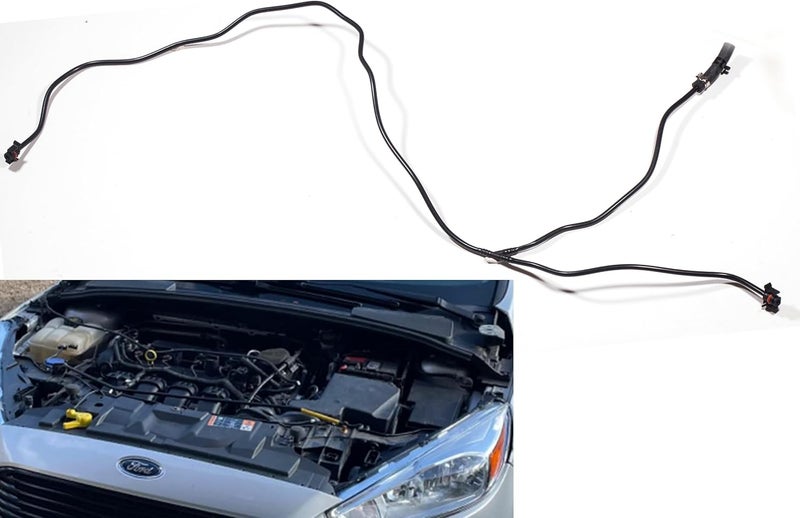 LYNSHINE CV6Z-8K012-K For Ford Focus Radiator Reservoir Hose 2.0 2012 2013 2014 2015 2016 2017 2018 12 13 14 15 16 17 18 Engine Coolant Reservoir Hose 2.0L CV6Z8K012K 626653 626-653 BV618K012KF - Image 5
